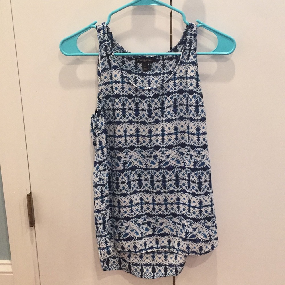 Banana republic tank blouse